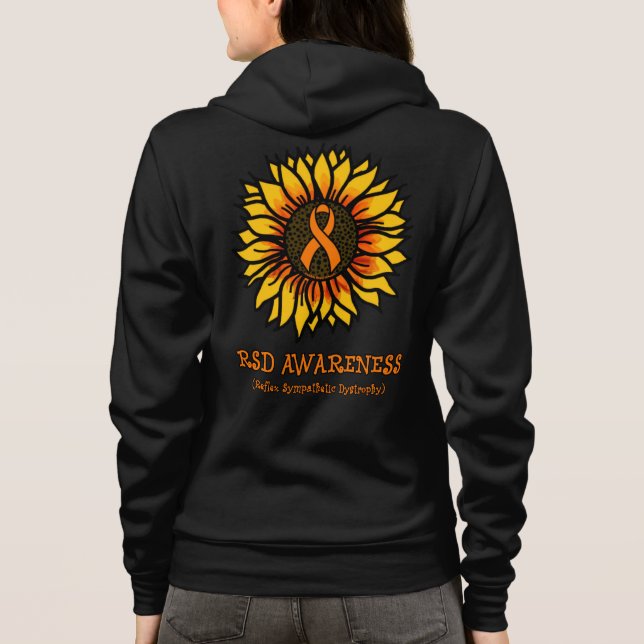 Veste À Capuche Tournesol/sensibilisation...RSD (Dos)