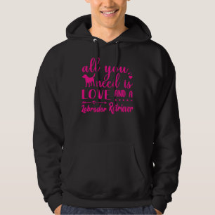 Veste À Capuche Tout Ce Dont Vous Avez Besoin Est L'Amour Et Un La