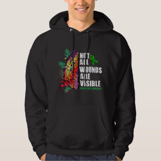 Veste À Capuche Toutes les blessures ne sont pas visibles Sensibil