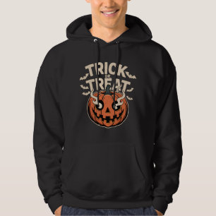 Veste À Capuche Tracer ou traiter l'art du visage Citrouille