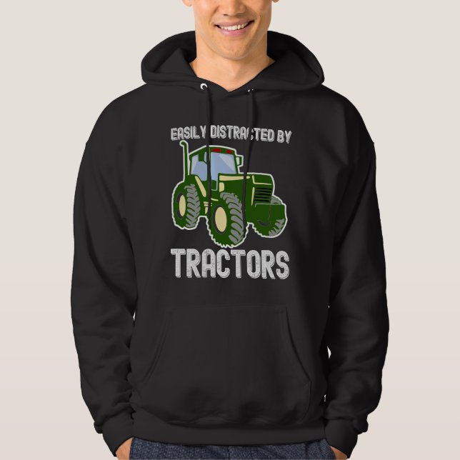 Veste À Capuche Tracteur Agricole Producteur (Devant)