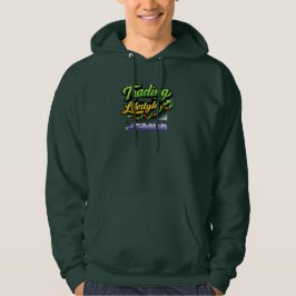 Veste À Capuche Trading Is My Lifestyle Bullish Chart Trader