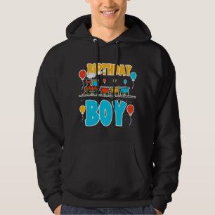 Veste À Capuche Train Boy d'anniversaire