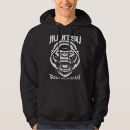 Veste À Capuche Train Du Jiu Jitsu Brésilien Comme Une Bête