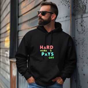 Veste À Capuche Travail dur - Restez concentré, restez motivé