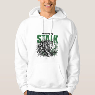 Veste À Capuche TRAVAILLER Jaguar | Graphisme d'animal sauvage | J