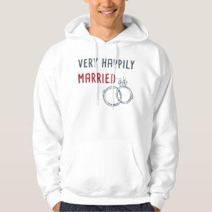Veste À Capuche Très Heureux Marié marié marié marié marié épouse 