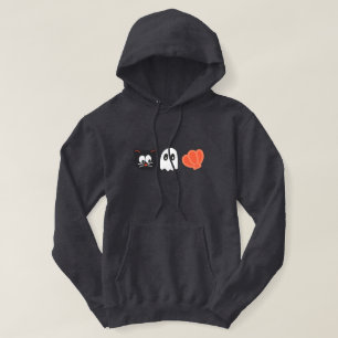 Veste À Capuche Trio Éffrayant Halloween Cat Ghost Seashell