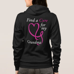 Veste À Capuche Trouver un remède/coeur/grand-mère...Cancer du sei