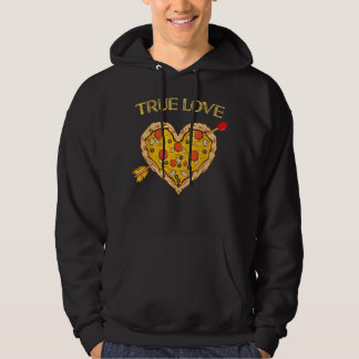 Veste À Capuche True Love Valentine Pizza Coeur Saint Valentin Bo