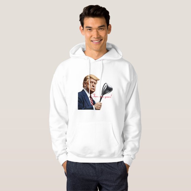 Veste À Capuche Trump : Encore plus d'années de grandeur ! (Devant entier)