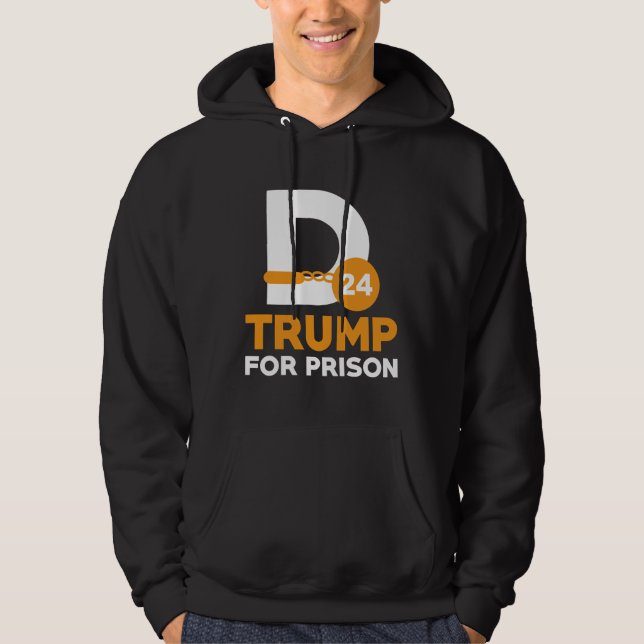 Veste À Capuche Trump Pour Prison 2024 (Devant)