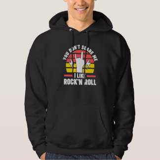 Veste À Capuche Tu ne me fais pas peur J'aime Rock'n Roll Rock'n R