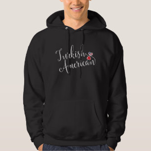 Veste À Capuche Turc-Américain Entwinted Hearts Tee - shirt