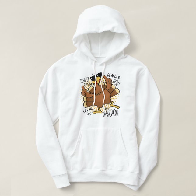 Veste À Capuche Turc Gravé Fèves Et Roulettes Laissez-Moi Voir Cet (Design devant)
