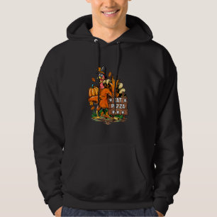 Veste À Capuche Turquie Pèlerin Mange Pizza Adulte Vegan Enfants T