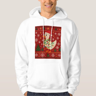 Veste À Capuche Ugly Christmas Goose Hoodie | Funny Holiday Sweate