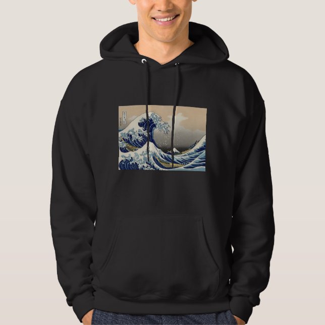 Veste À Capuche Ukiyoe　富嶽三十六景神奈川沖浪裏 (Devant)