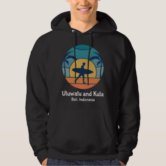 Veste À Capuche Uluwatu et Kuta Bali Indonésie Surf Vintage