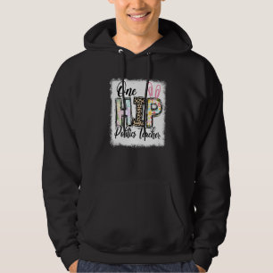 Veste À Capuche Un Hip Enseignant Politique Leopard Enseignant Pâq