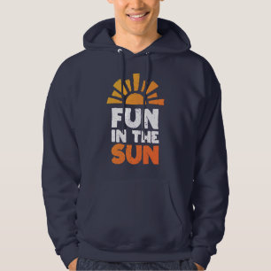Veste À Capuche Un signe qui dit plaisir sur le soleil