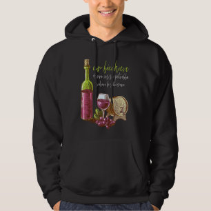 Veste À Capuche Un Verre De Vin Rouge Pourrait Sauver La Situation
