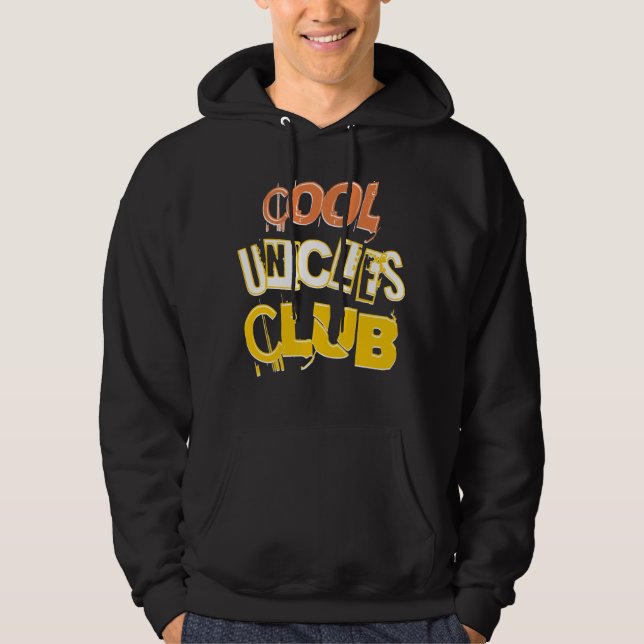 Veste À Capuche Uncles cool Club Bientôt Être Oncle Drôle Dire (Devant)