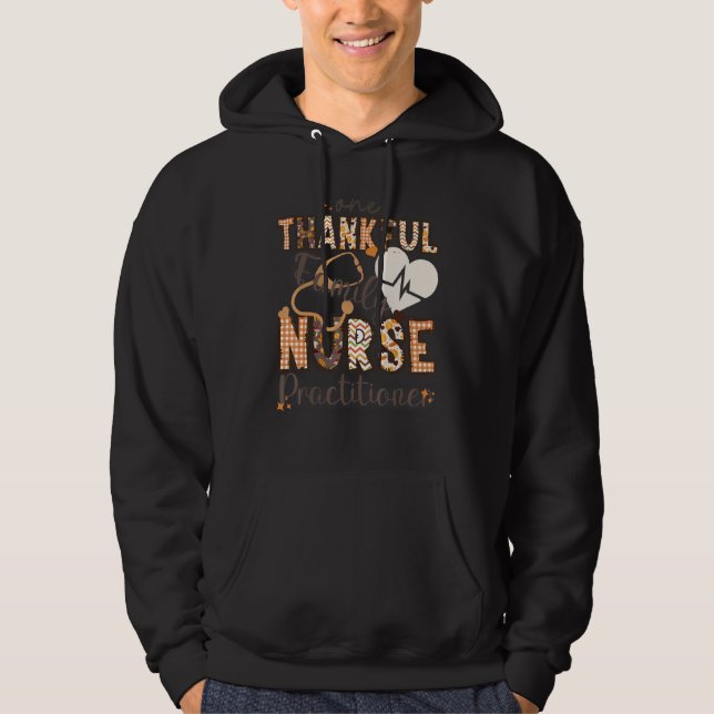 Veste À Capuche Une infirmière de NP honorée automne automne Thank (Devant)