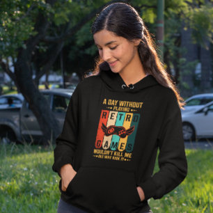 Veste À Capuche Une journée sans jeux rétro est trop risqué - Game