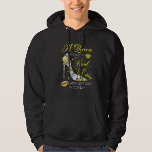 Veste À Capuche Une Reine Est Née Le 1Er Avril Joyeux Anniversaire