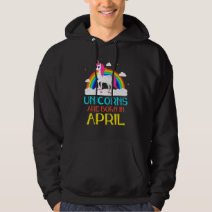 Veste À Capuche Unicorns Are Born In avril Rainbow Artistic Cool