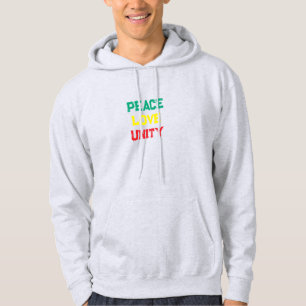 Veste À Capuche Unité de l'amour pour la paix