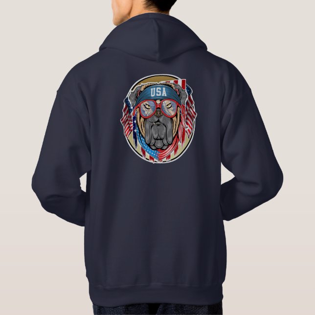 Veste À Capuche USA _ VOIR avant et arrière (Dos)