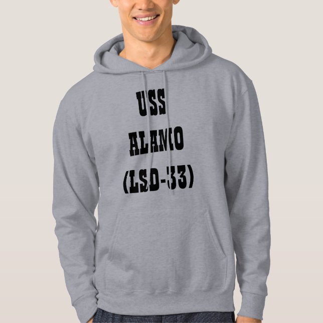 VESTE À CAPUCHE USS ALAMO (LSD-33) (Devant)