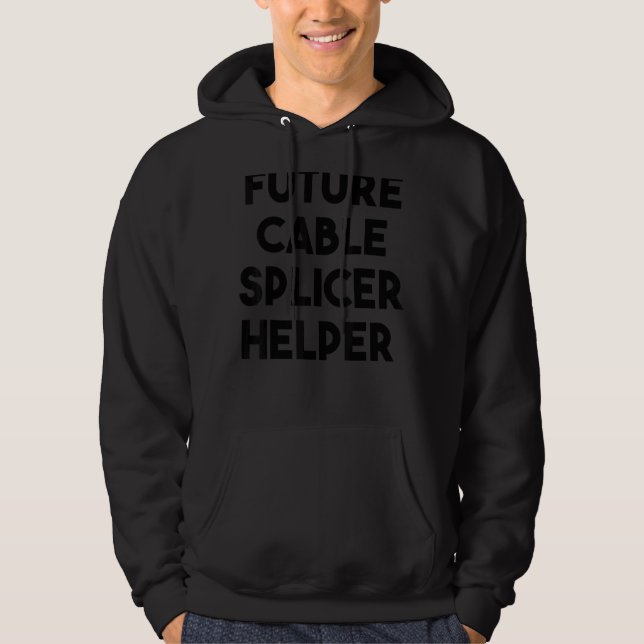 Veste À Capuche Utilitaire d'épisseuse de câble (Devant)
