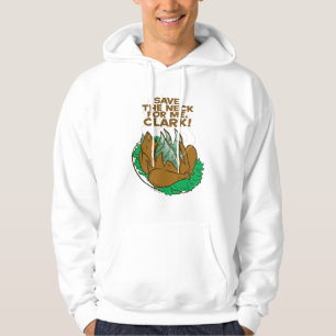 Veste À Capuche Vacances de Noël Sauvez le cou pour moi, Clark
