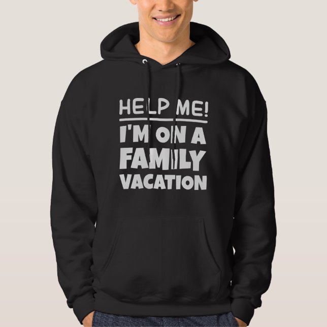 Veste À Capuche Vacances en famille (Devant)