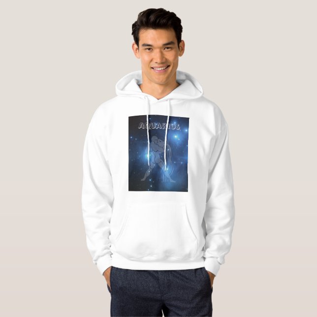 Veste À Capuche Verseau transparent (Devant entier)