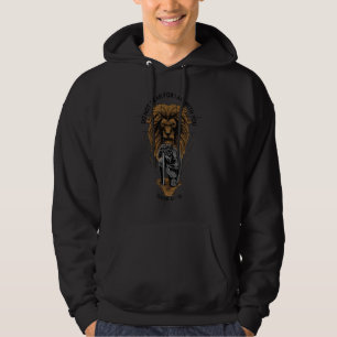 Veste À Capuche Verset chrétien Isaïe 4110 Foi Lion agenouillé Wa