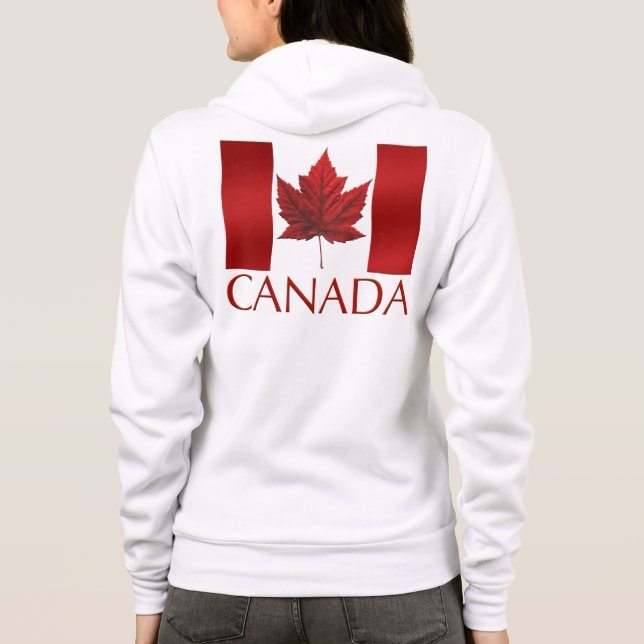 Veste À Capuche Veste de souvenirs Souvenir pour dames du Canada (Dos)