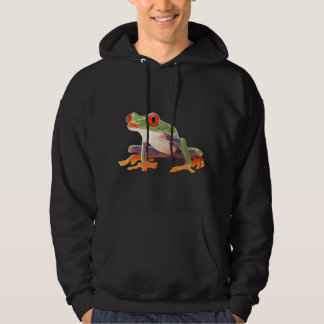Veste À Capuche Vêtements de grenouille aux yeux rouges Agalychnis