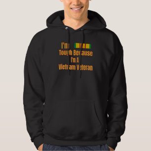 Veste À Capuche Vétéran du Vietnam Je suis dur parce que je suis u