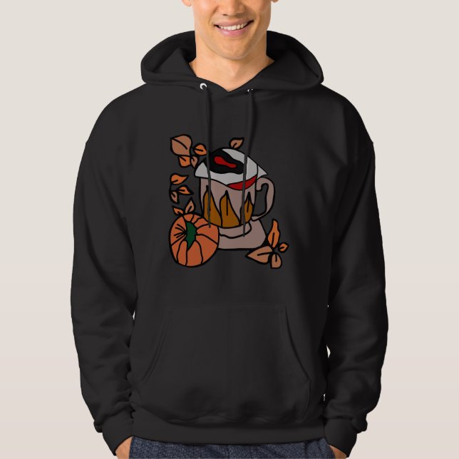 Veste À Capuche Vibes citrouilles et brassées à la perfection (Devant)