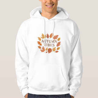 Veste À Capuche Vibes d'automne - Confortable Feuilles d'automne D
