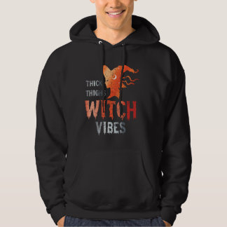Veste À Capuche Vibes de sorcières épaisses de cuisses désespérées