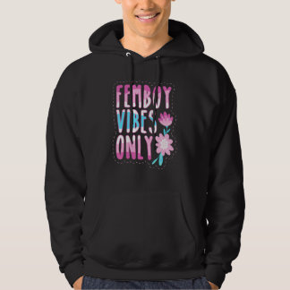 Veste À Capuche Vibes Femboy uniquement Gay pride Flag Vibes Posit
