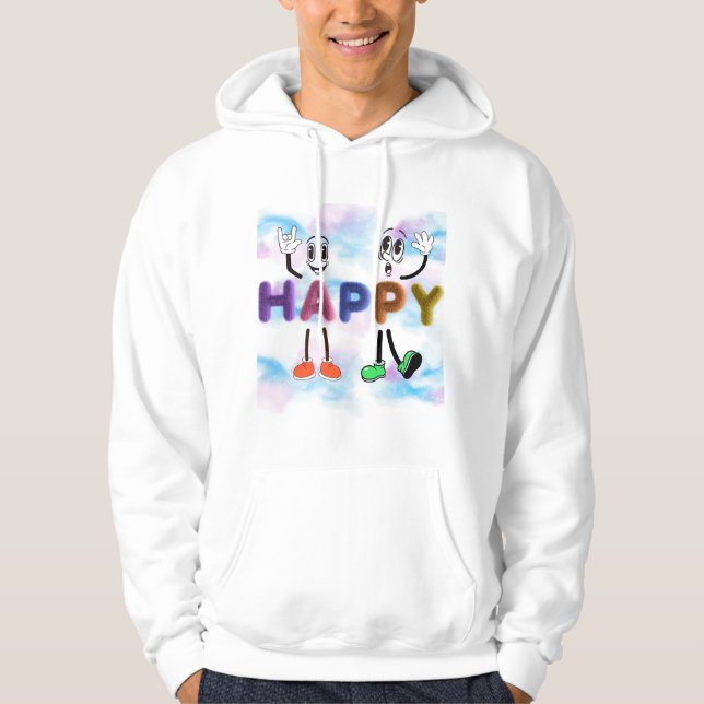 Veste À Capuche Vibes joyeuses (Devant)