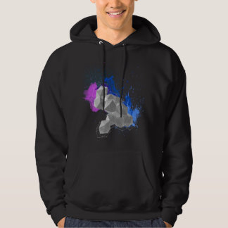 Veste À Capuche Vibrant Abstract Art Hoodie – Colorful Creative St