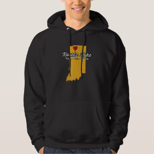 Veste À Capuche Ville De Koontz Lake Indiana Hoosier Merch
