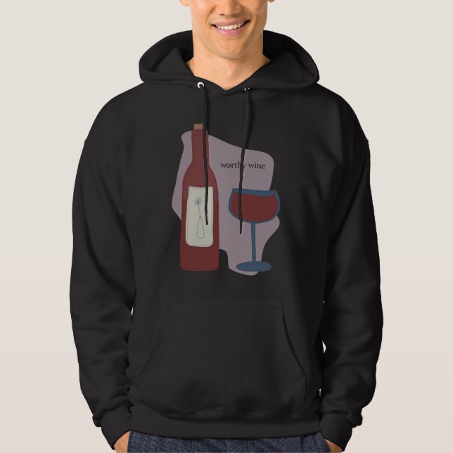 Veste À Capuche Vin digne (Devant)